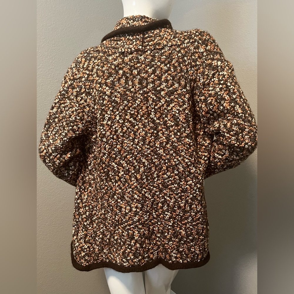 Alexandra Bartlett Women” s Multicolor LS Knit Cottage Cardigan Sweater Size 1X - Picture 5 of 12